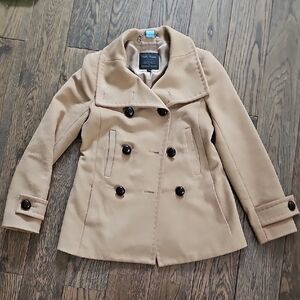 ARITZIA TALULA Women's Camel Peacoat